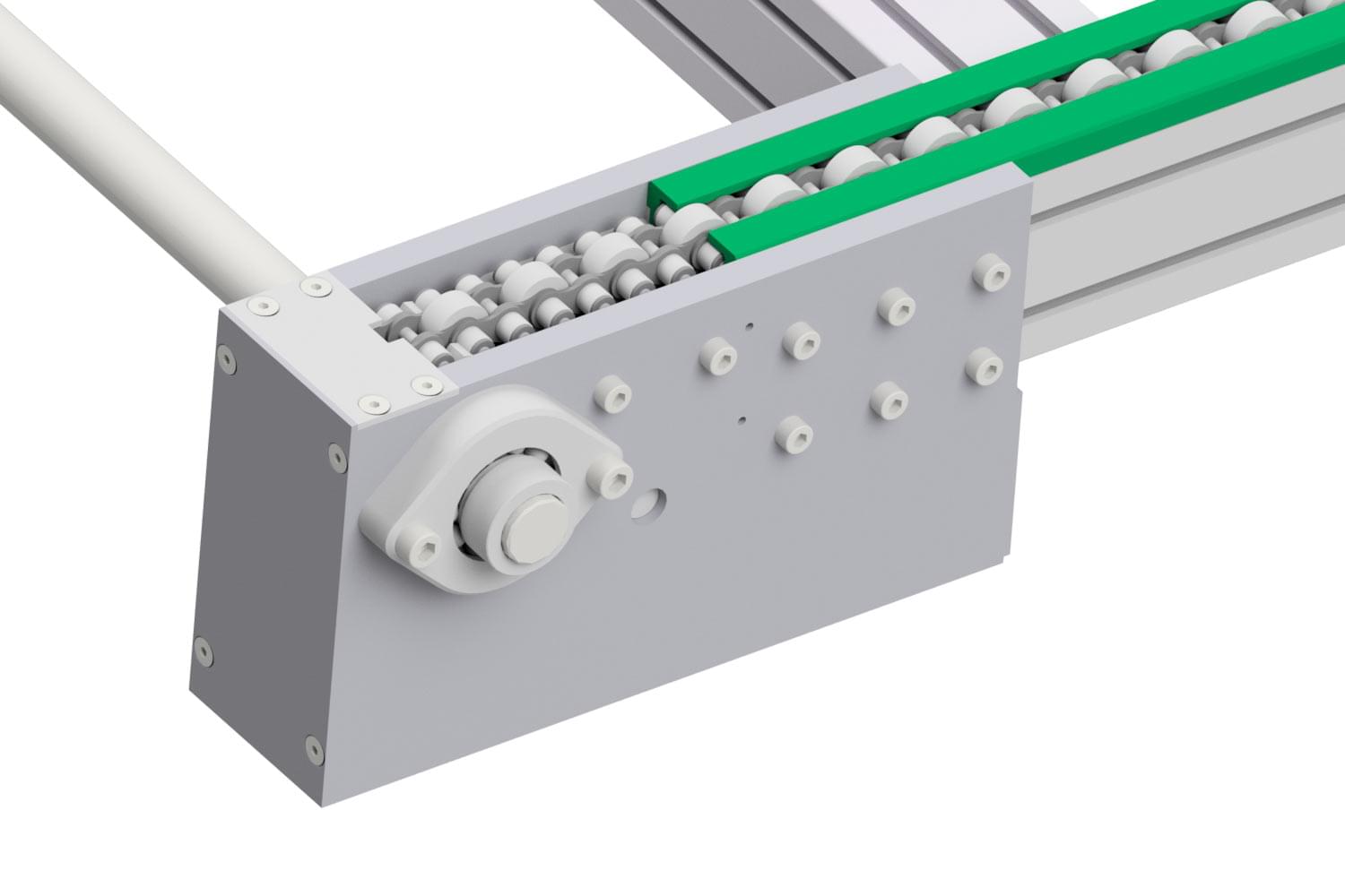 Accumulating chain conveyors ALUTEC KK s.r.o.